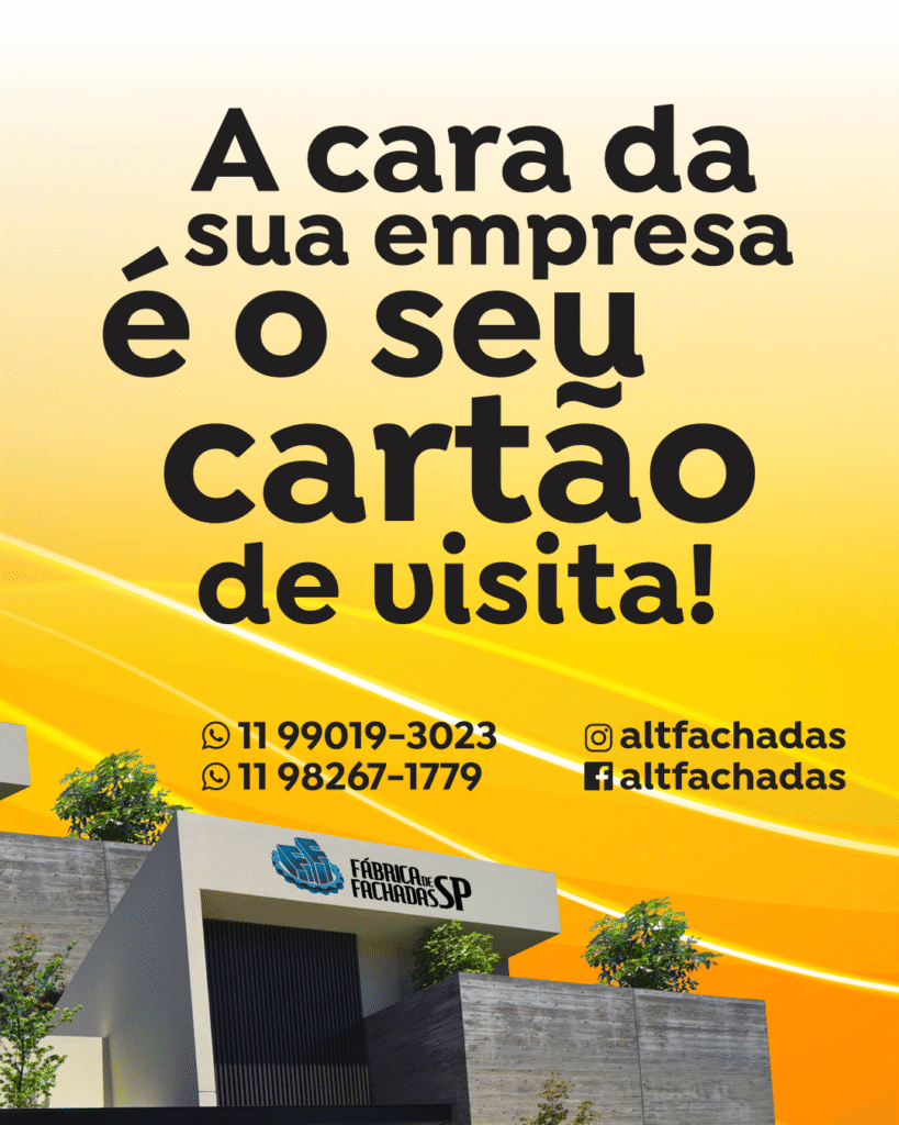 FABRICA DE FACHADAS SP - Redes Post Cartao