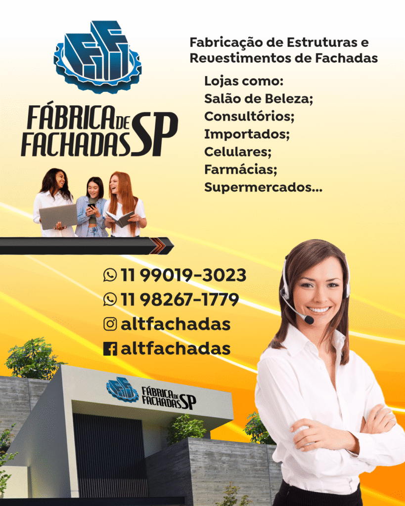 FABRICA DE FACHADAS SP - Redes Post Servicos